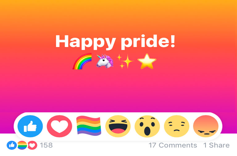 Te mostramos cómo activar la reacción de la bandera LGBT+ en Facebook