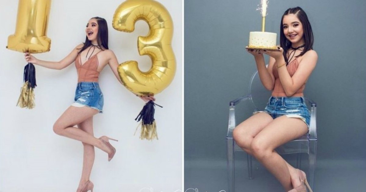 Esta niña se hizo viral por compartir una foto celebrando sus 13 años; Internet la crítica y ella responde